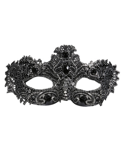 Venezianische Augenmaske Noblesse Silber