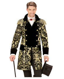 Venezianischer Frack schwarz-gold