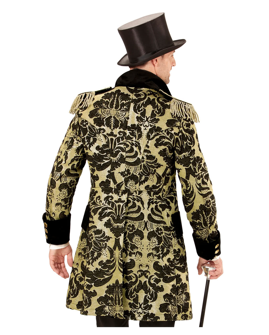 Venezianischer Frack schwarz-gold