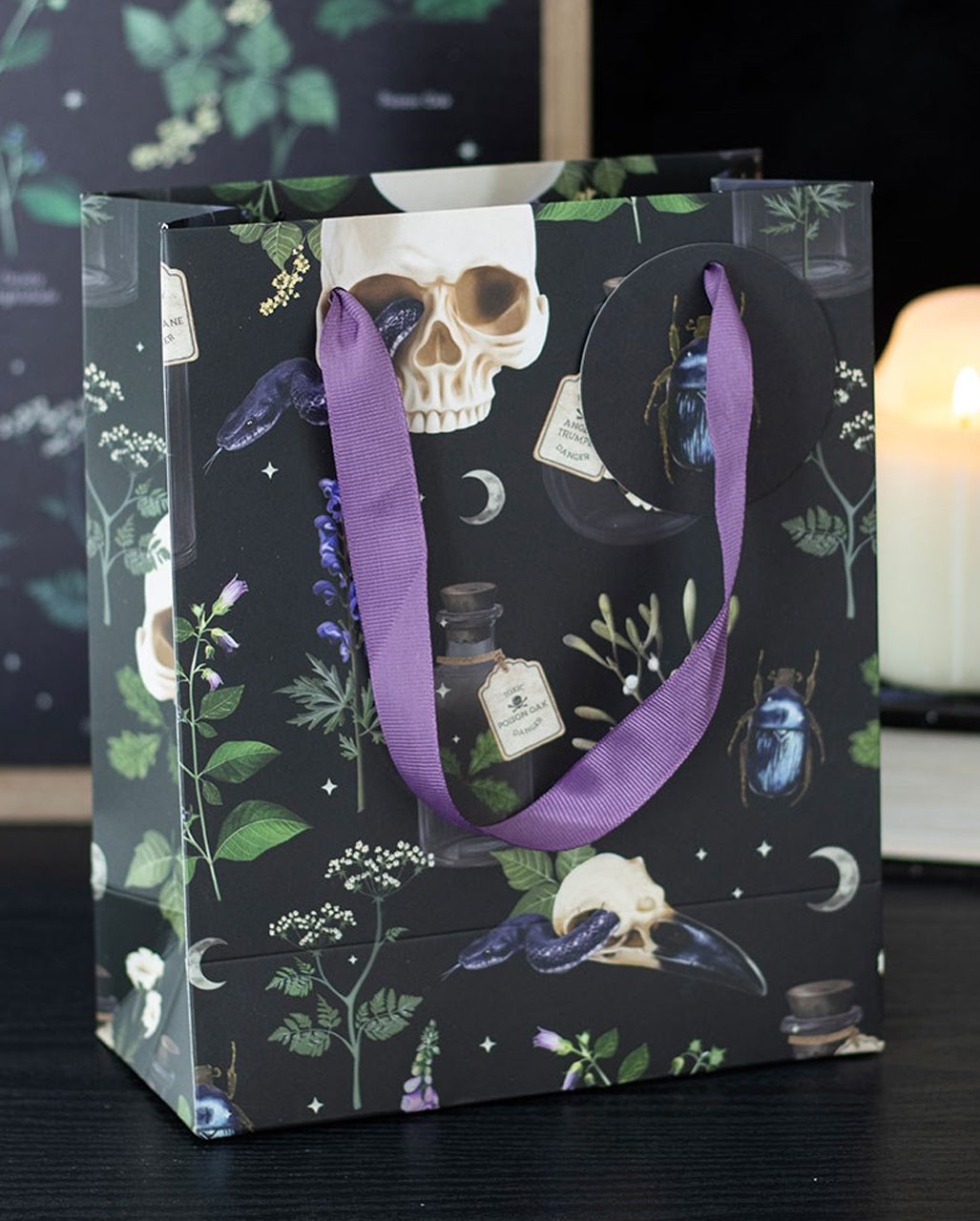 Venom & Vines Gothic Geschenktüte 23cm