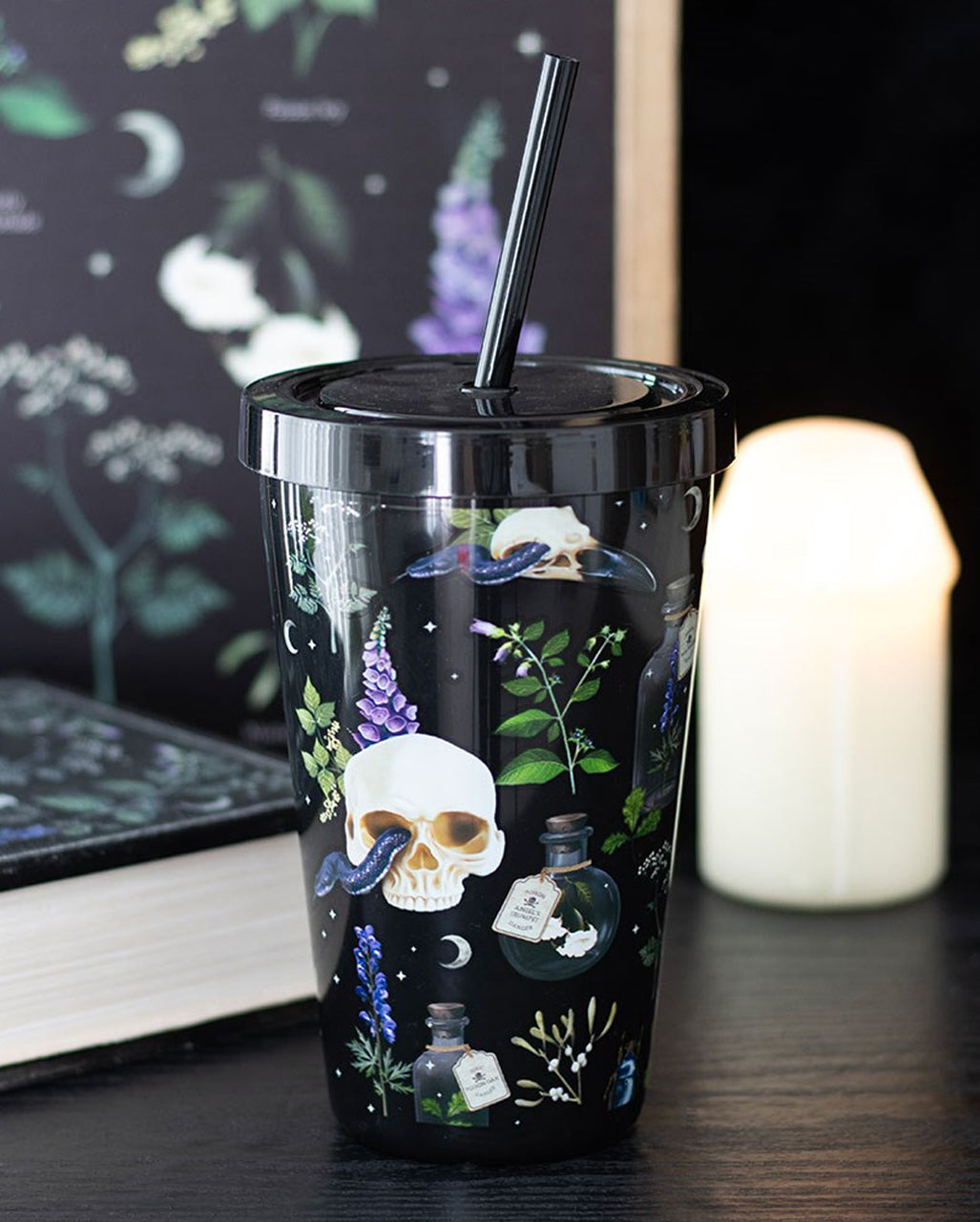 Venom & Vines Getränkebecher mit Deckel