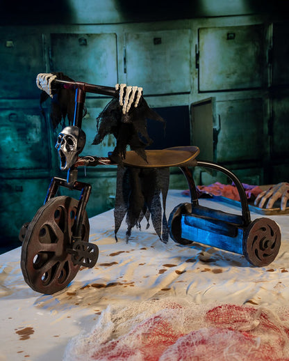 Cursed Halloween Animatronic Tricycle With Light & Sound 58cm