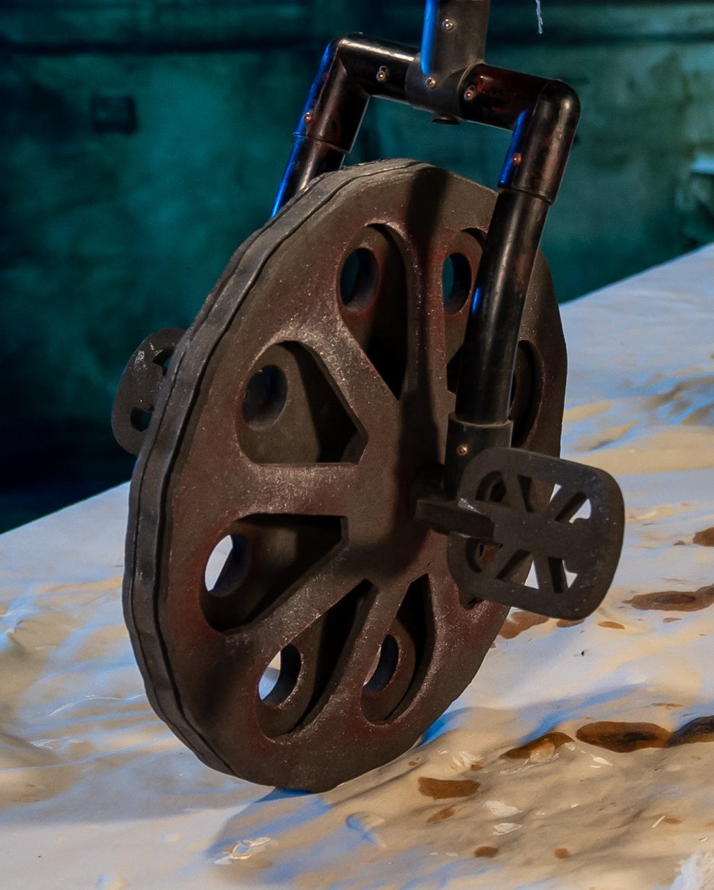 Cursed Halloween Animatronic Tricycle With Light & Sound 58cm