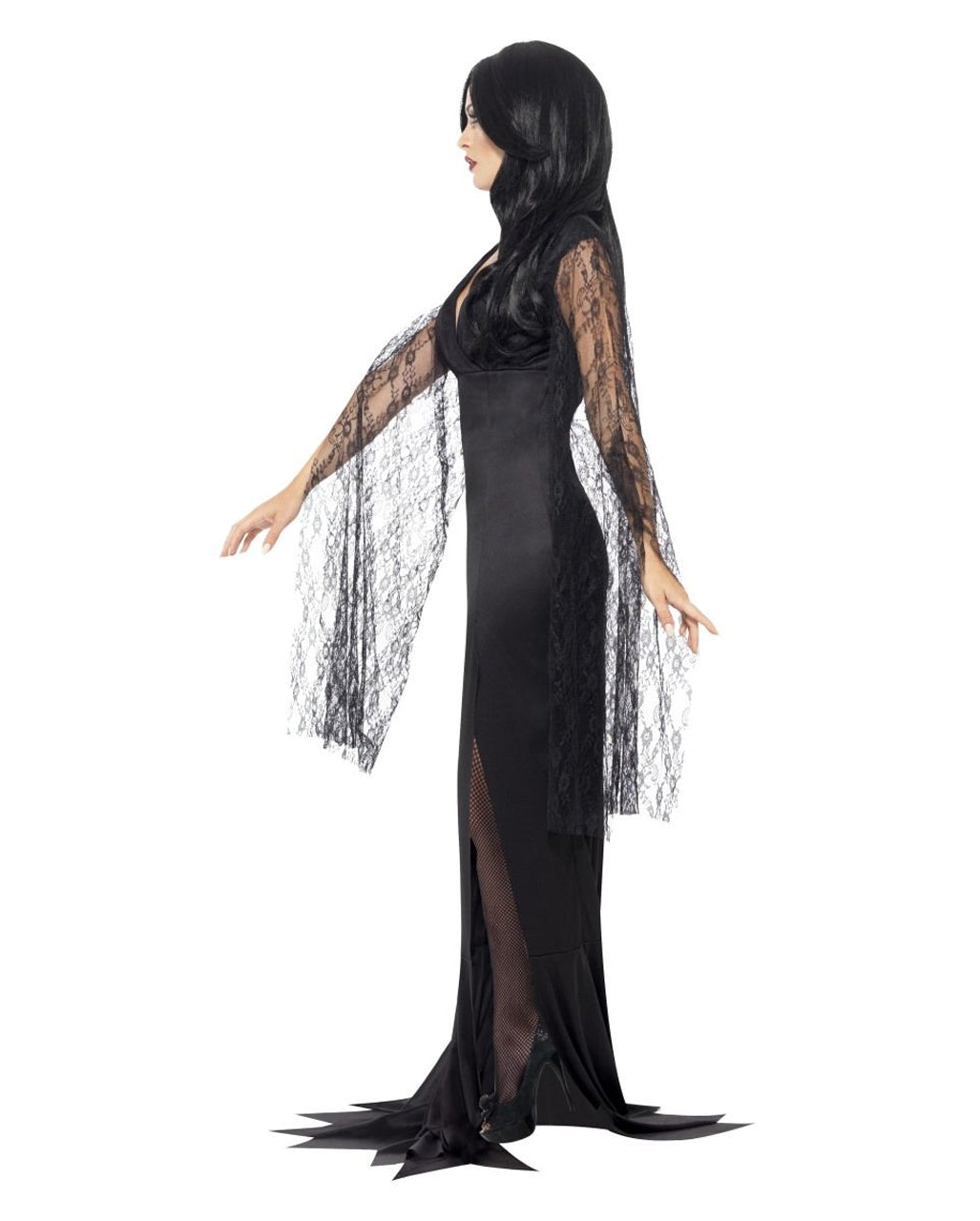 Elegantes Morticia Kleid