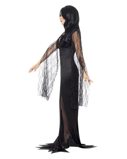 Elegantes Morticia Kleid