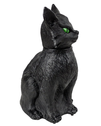 Verhexte Schwarze Katze mit Bewegung, Light & Sound 34cm