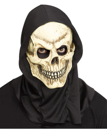Verrotteter Totenkopf Maske mit Kapuze