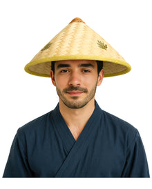 Asiaten Hut aus Stroh