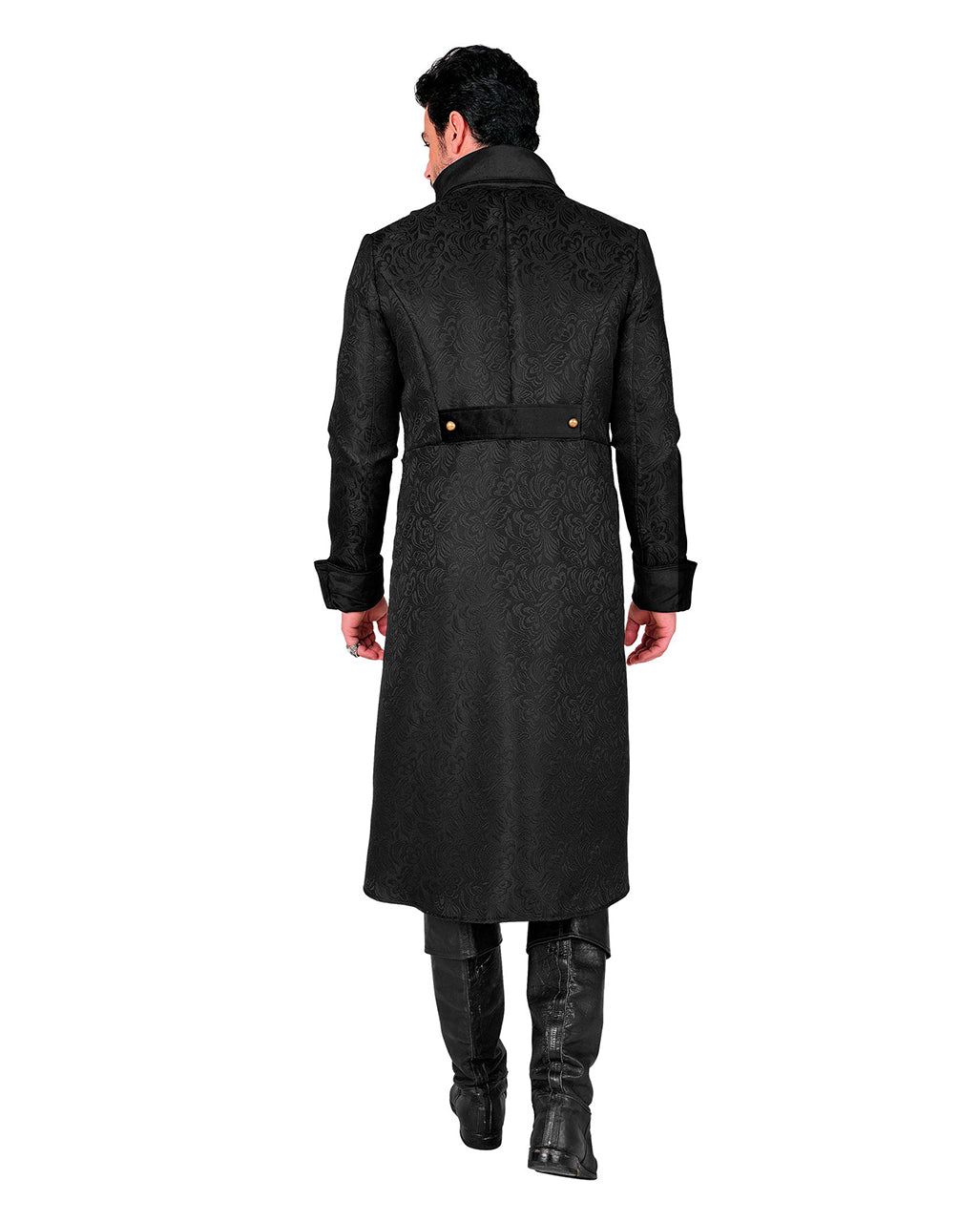 Viktorianischer Kostüm Mantel Schwarz