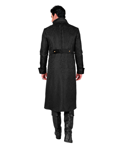 Viktorianischer Kostüm Mantel Schwarz