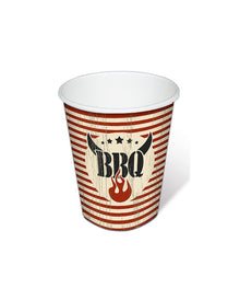 Barbecue Grill Party Paper Cup 10 Pieces