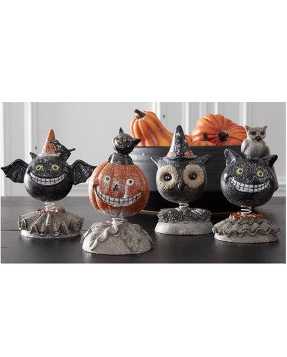 Halloween Bobble Head Fledermaus Dekofigur 15cm