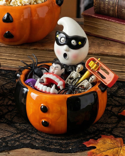 Vintage Süßigkeiten Schale Halloween Geist