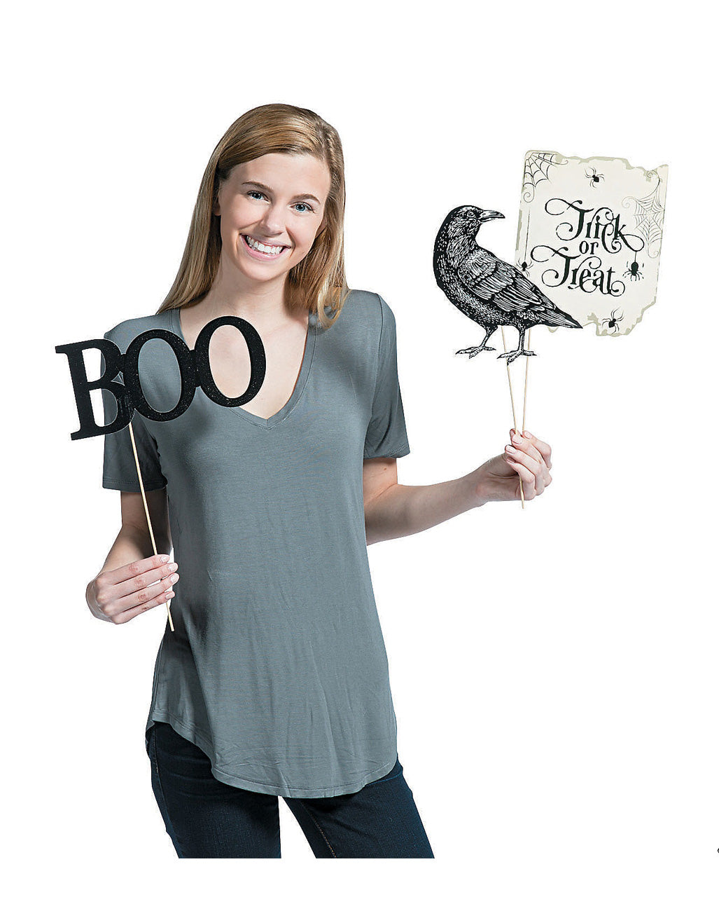 Vintage Halloween Photo Sticks 12 St.