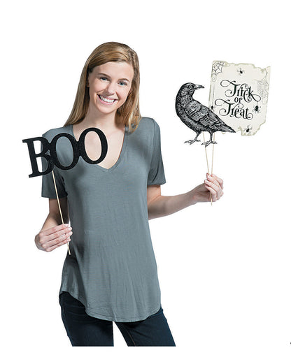 Vintage Halloween Photo Sticks 12 St.