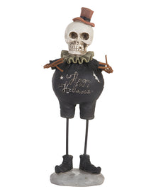Vintage Happy Halloween Skeleton Figure 21cm