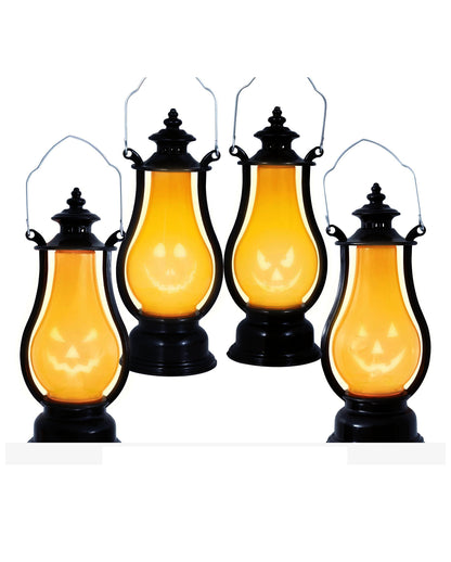 Linterna Calabaza Vintage Con LED 16cm 1 Ud.
