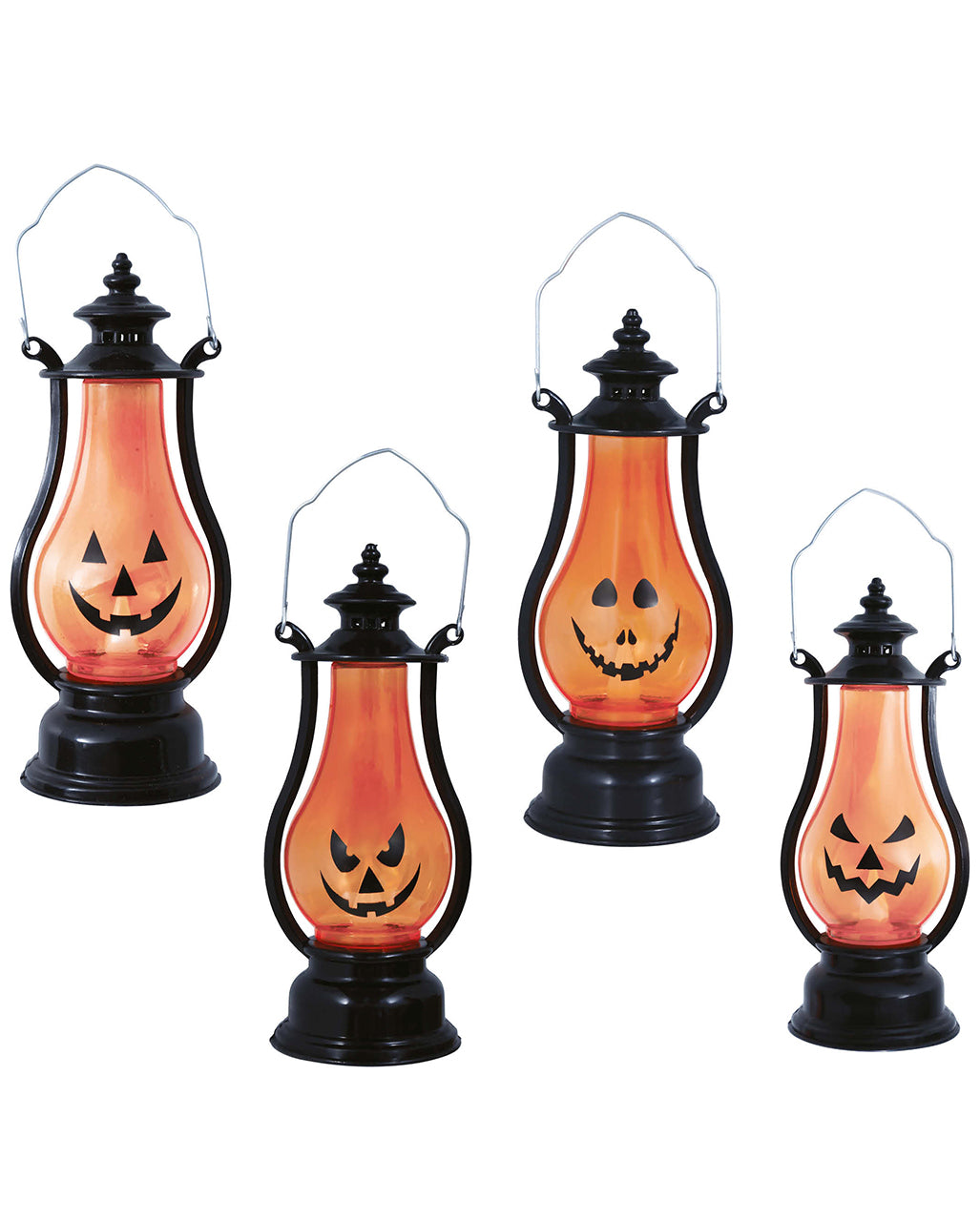 Linterna Calabaza Vintage Con LED 16cm 1 Ud.