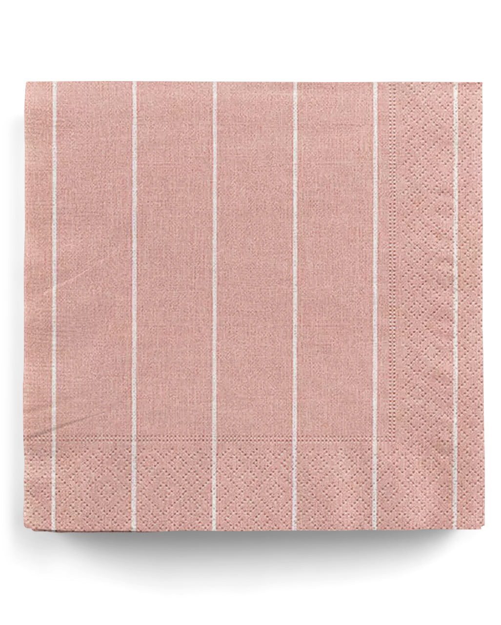 Servilletas A Rayas Rosa 20 Unidades
