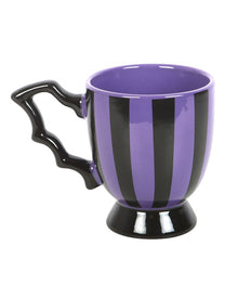 Purple Striped Bat Wing Teacup