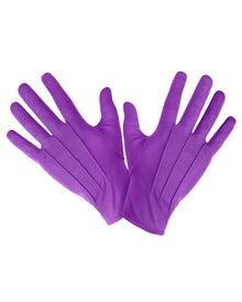 Violette Kostümhandschuhe