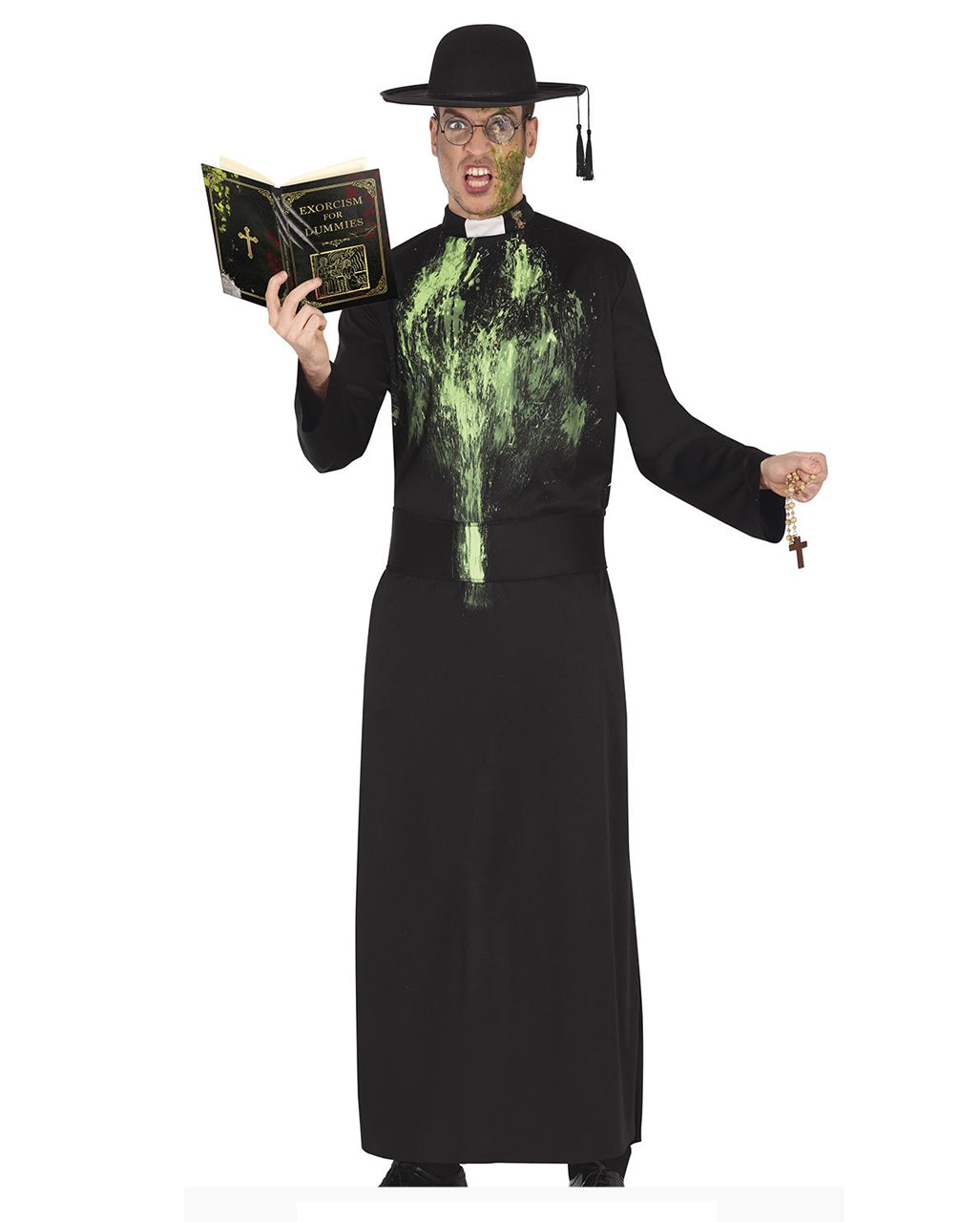 Vollgekotztes Priesterkostüm