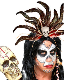 Voodoo Haarreif mit Totenkopf