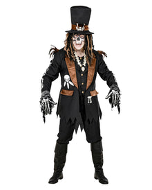 Voodoo Priester Halloween Kostüm Mantel