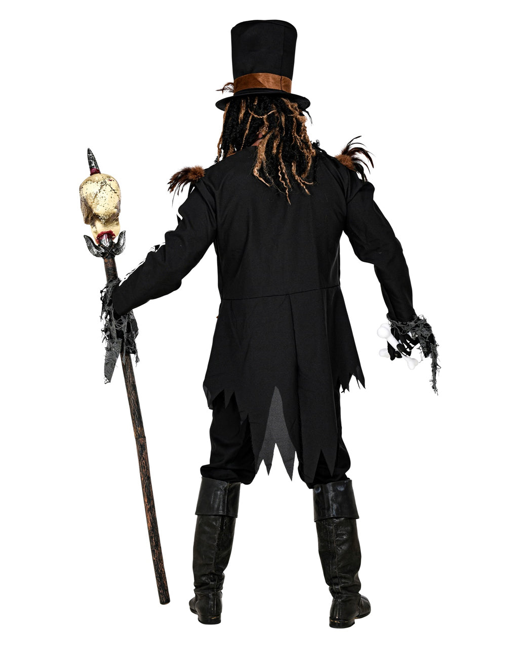 Voodoo Priester Halloween Kostüm Mantel