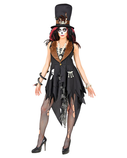 Voodoo Priesterin Halloween Kostüm