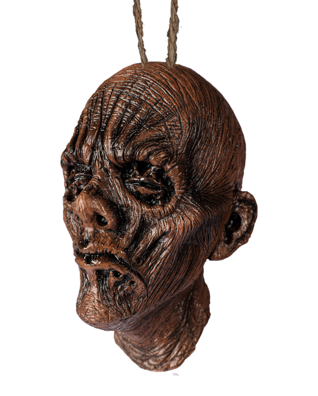 Voodoo Shrunken Head Mini Mask Hanging Figure 15cm