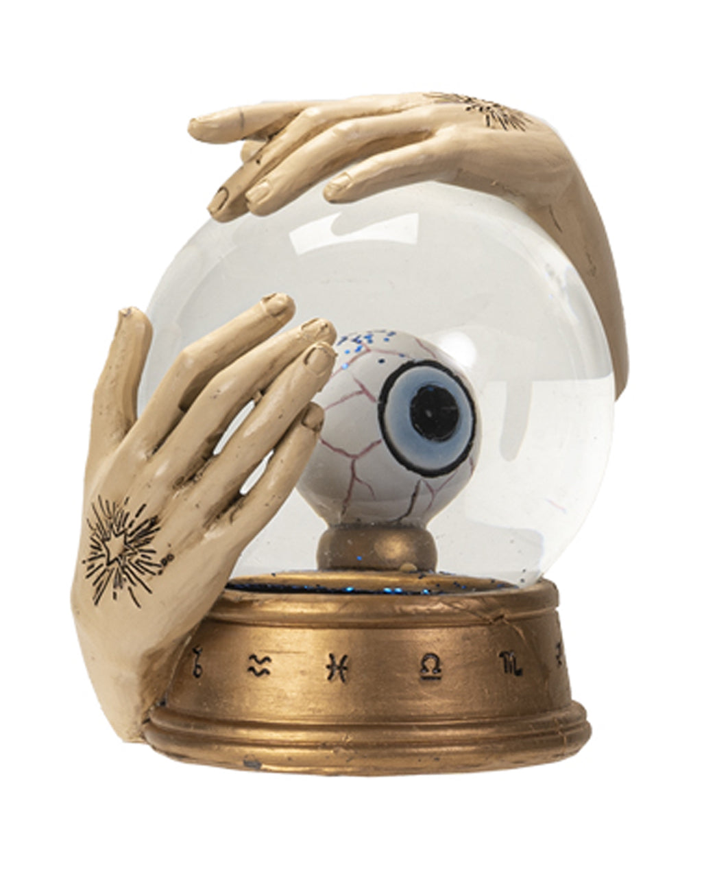 Hellseher Schneekugel mit Auge 13cm