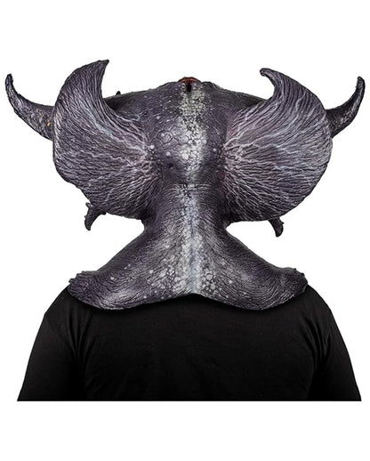 Warlord Dämonen Maske mit Hörner & Brustplatte
