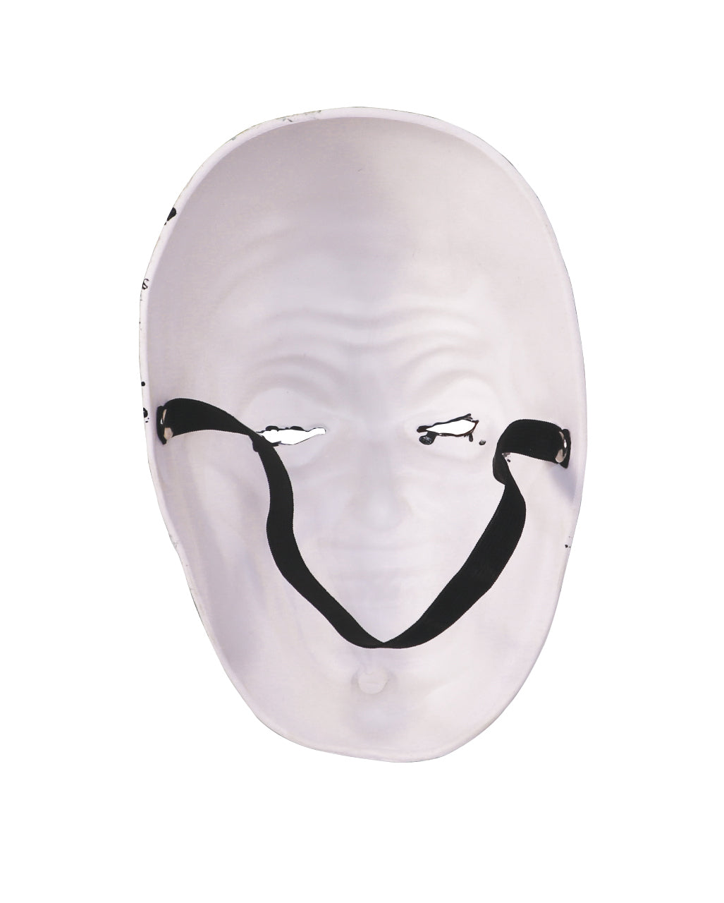 Weiße Killerclown Halbmaske