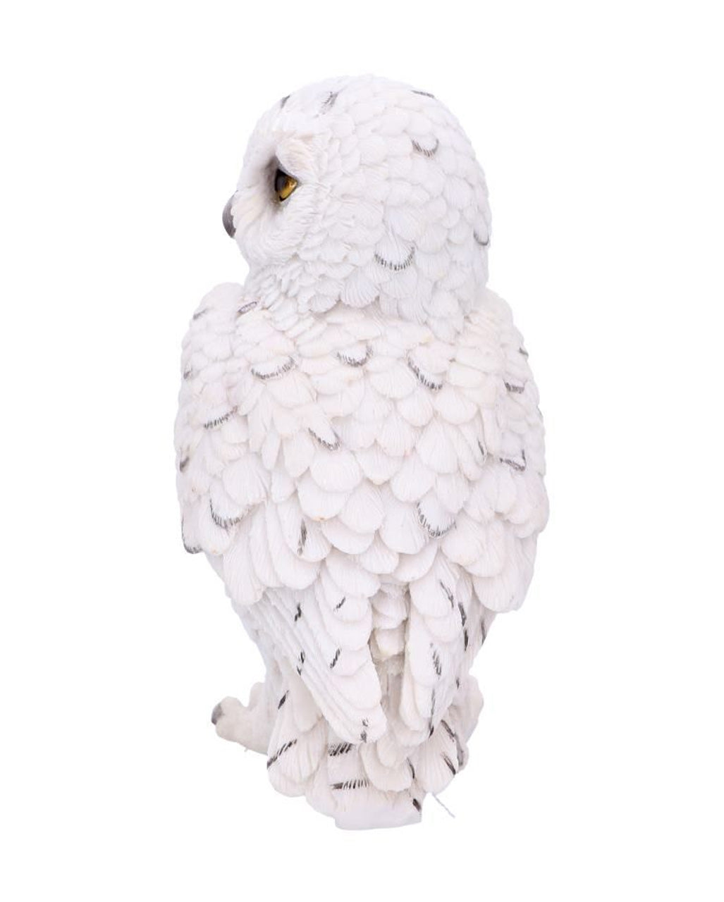 Weiße Schneeeule Statue 13,3cm