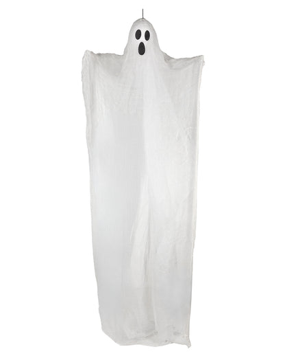 Witte Ghost Halloween Hangfiguur 180 Cm