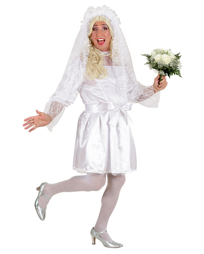 Witte Bruid Man Kostuum