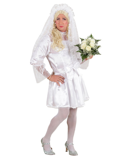 Witte Bruid Man Kostuum