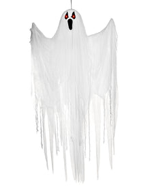 Weißes Gespenst mit Motion, Light & Sound 153cm