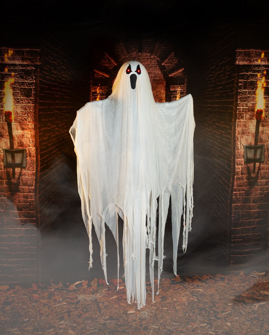 White Ghost With Motion, Light & Sound 153cm