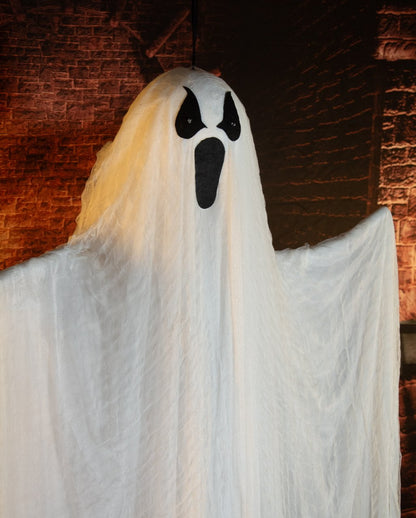 White Ghost With Motion, Light & Sound 153cm