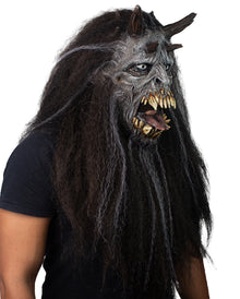 Wendigo Monster Maske mit Hörnern