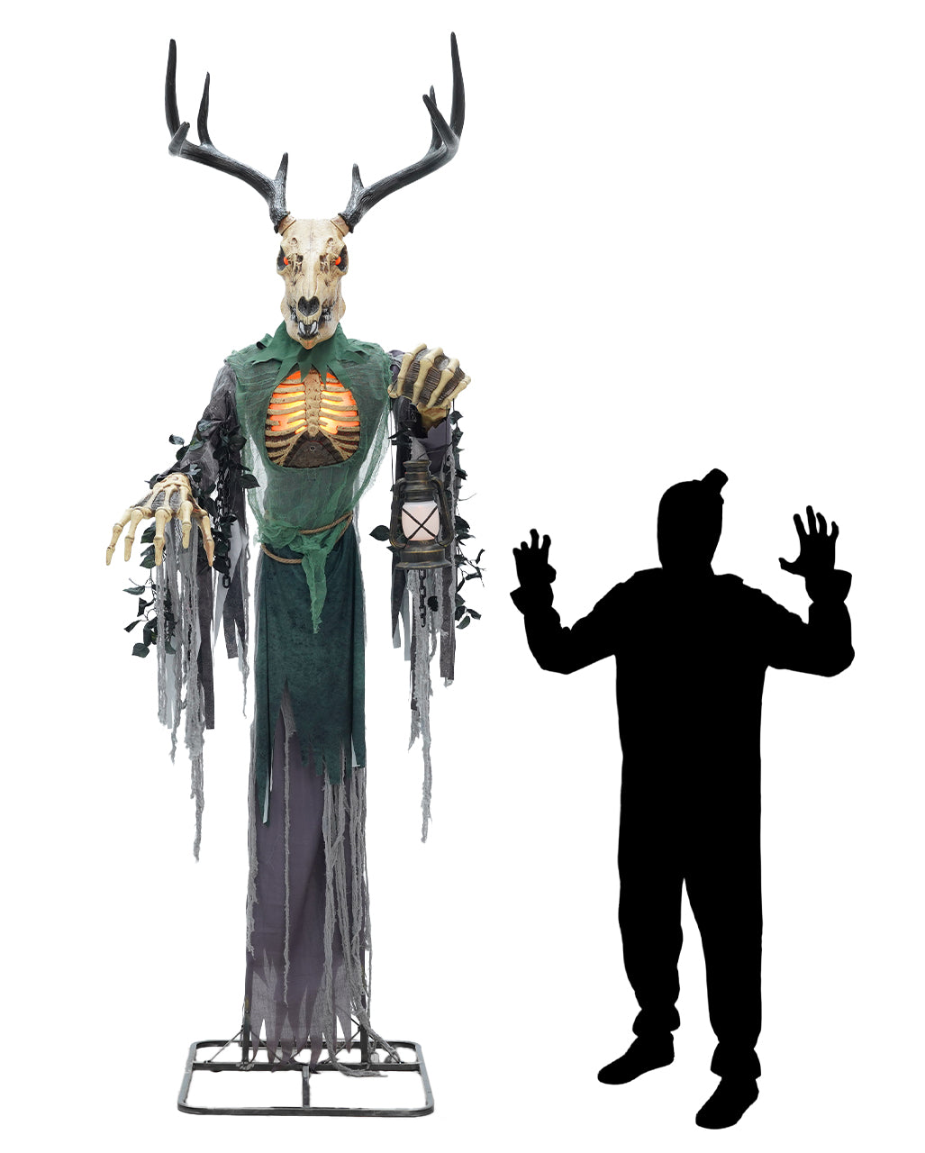 Wendigo Forest Creature Halloween Animated Prop 248cm