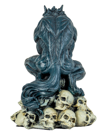 Werewolf On Skull Mountain Decorative Figure 14cm
