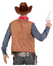Cowboy Weste Wildleder-Look