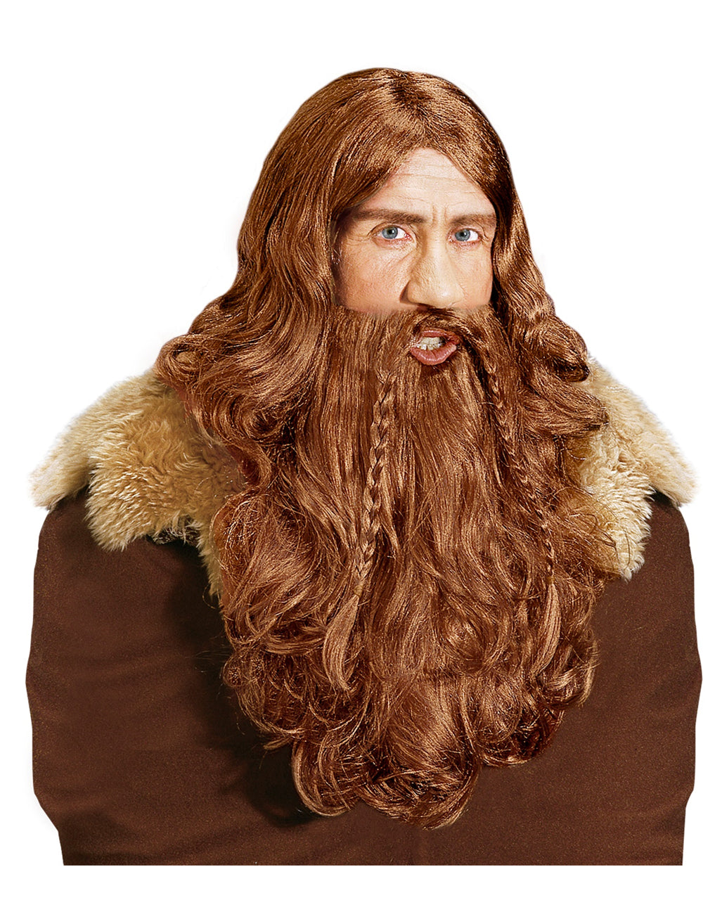 Parrucca E Barba Vichinga