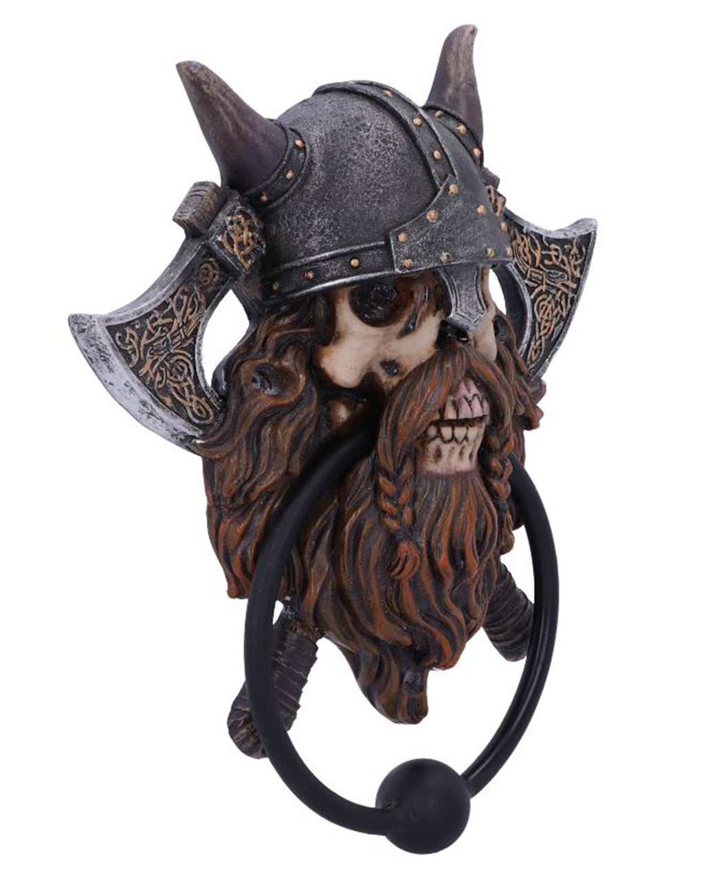 Wikinger Totenschädel Türklopfer 18,5cm