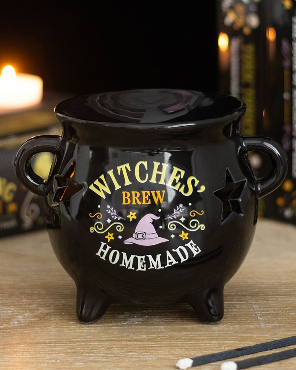 Witches Brew Hexenkessel Duftöl & Wachswärmer 10cm