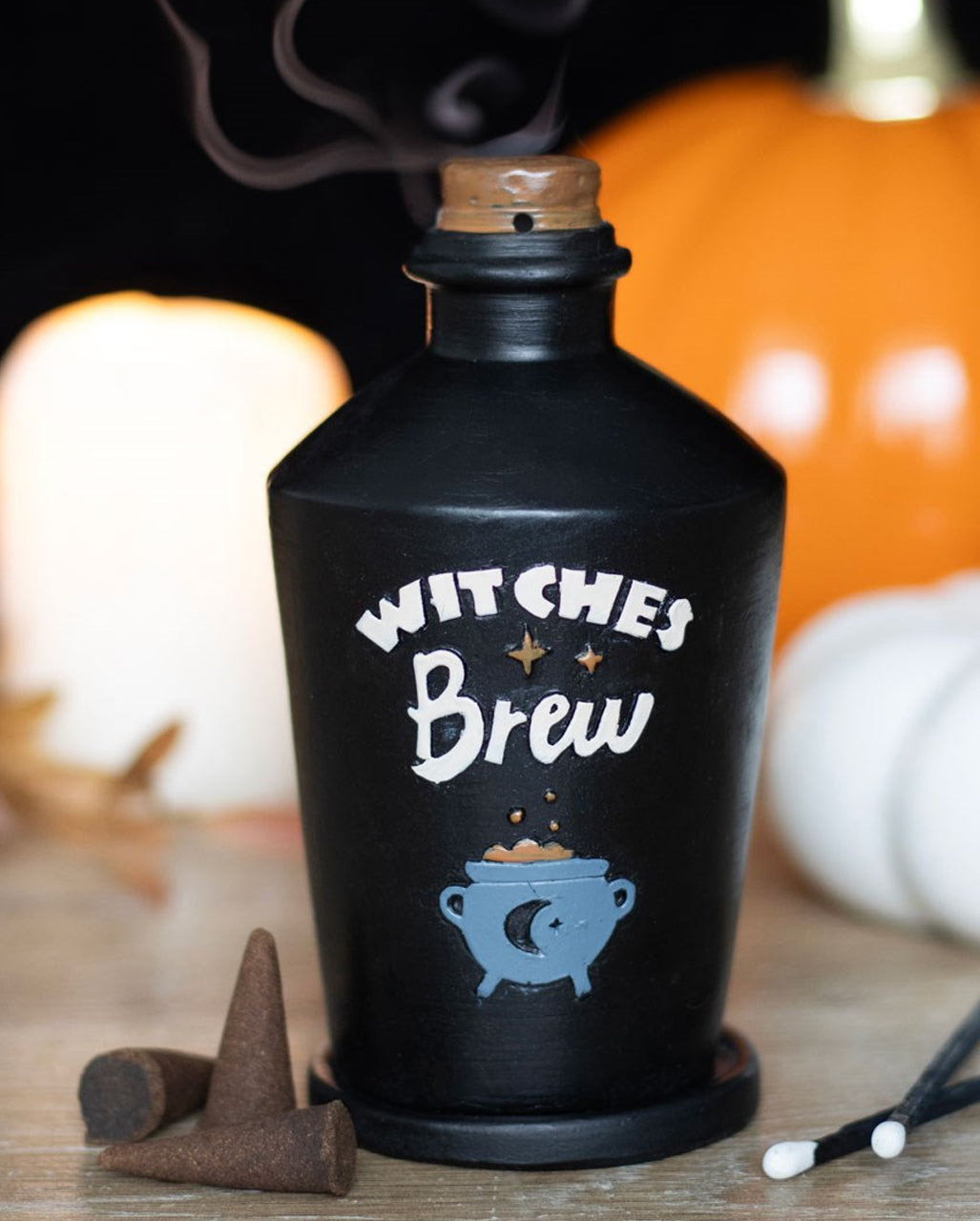 Witches Brew Potion Bottle Räucherkegelhalter 13,5cm