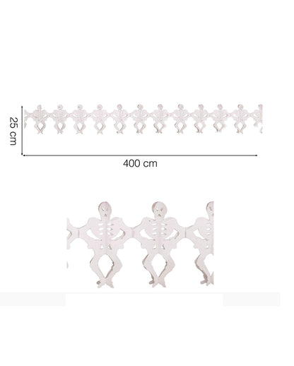 Girlande Tanzende Skelette 400cm